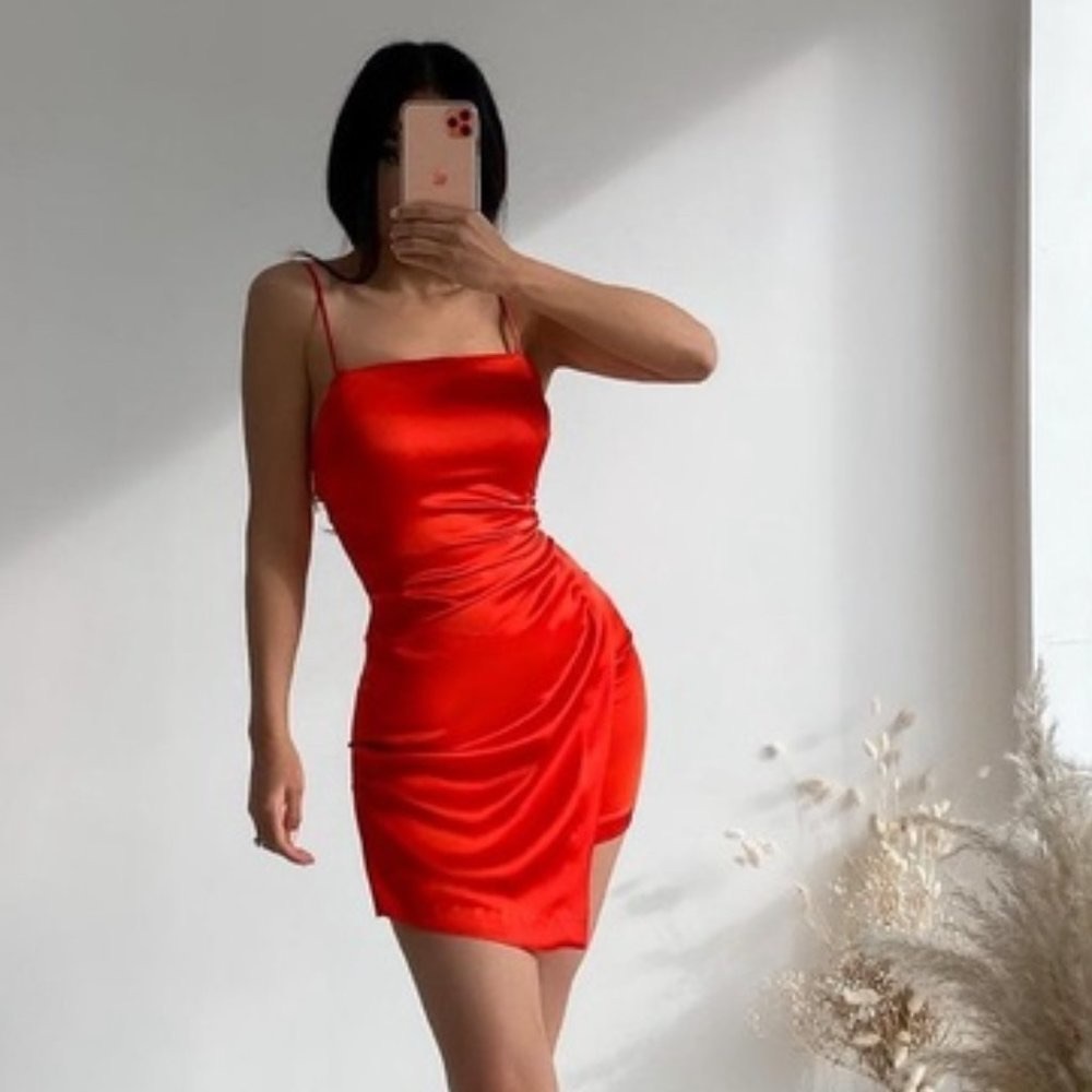 Zara Satin Mini Dress